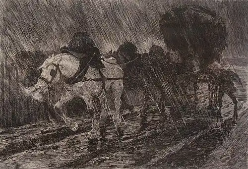 Diligence nocturne (1889), Madrid, Museo Ulpiano Checa (es).