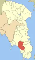 District municipal des Kalývia Thorikoú.