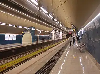 Vue de la station.