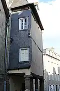 L'hôtel, vu de la rue de la Lainerie.