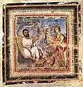 Miniature du Dioscoride de Vienne, source d'inspiration possible.