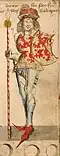 Thierry II représenté par Hendrik van Heessel (XVe siècle).