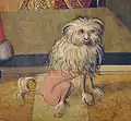 Détail sur un tableau du XVIe&nbsp;siècle.