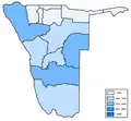 Distribution du khoïkhoï