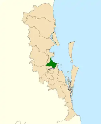 Carte de la circonscription.