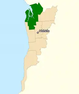 Carte de la circonscription.