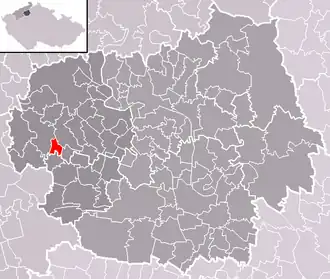 Localisation de Dlažkovice