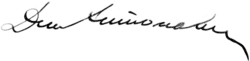 signature de Dmytro Antonovitch