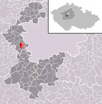 Localisation de Dobříč