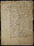 Reconnaissance de fiefs de Hugues II de Chalon. Jean Bonnot est représentant du duc.