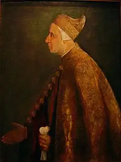 Le Doge Niccolo Marcello, le Titien.