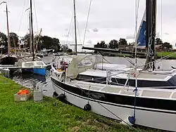 Le Dokkumer Grutdjip au niveau du village d'It Stienfek&nbsp;(nl).