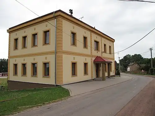 Dřevěnice :la mairie.