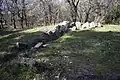 Autre vue sur le dolmen de Mané Bogad.