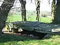 Dolmen de la maison trouvée.