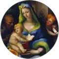 Vierge à l'Enfant avec saint Jérôme et saint Jean Baptiste, 1519Musée Thyssen-Bornemisza