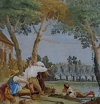 Fresque à la Villa Valmarana&nbsp;(it), Vicence.