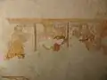 Les peintures murales de l'église.