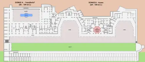 Domus Aurea sur l'Oppius.