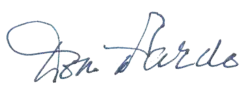 signature de Don Pardo