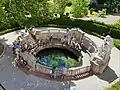 La source du Danube symbolique à Donaueschingen.