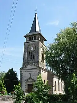Église Saint-Cyriaque le 6 août 2007.