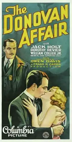 Description de l'image Donovan Affair 1 poster.jpg.