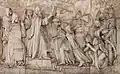 Saint Serge de Radonège bénit Dimitri Donskoï avant sa campagne contre les Tatars en 1380