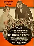 Affiche du film Dorian's Divorce (en) (1916).
