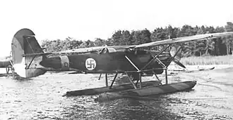 Vue de l'avion.