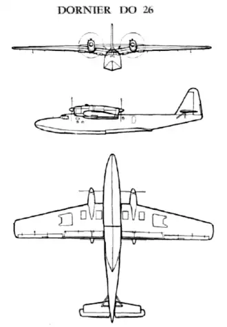 vue en plan de l’avion