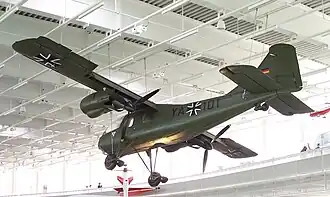 Vue de l'avion.
