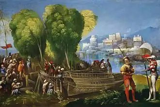 Dosso Dossi, Énée et Achate