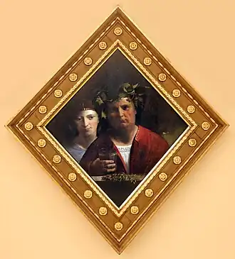 Dosso Dossi, Plafond de la chambre d'Alfonphe Ier, 1520-1522.