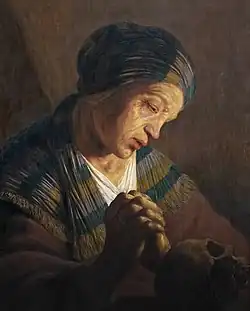 Marie Madeleine méditant, par Jan Lievens.