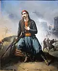 Mort d'un soldat grec à la mort de Tripolitza en 1820 (1825), Musée de la Chartreuse de Douai