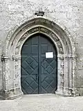 Église Saint-Jacques de Pouldavid : le portail occidental