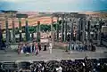 Représentation théâtrale en 1953.