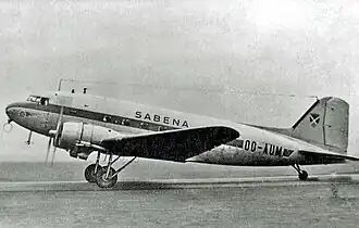 Un Douglas DC-3 ressemblant à celui impliqué dans l'accident.