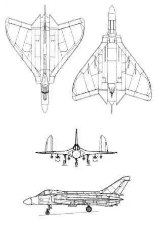 vue en plan de l’avion
