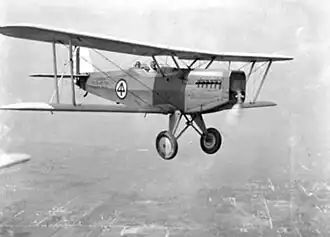 Vue de l'avion.