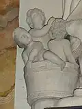 Retable de Saint-Roch, détail miracle de Saint Nicolas.