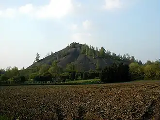 Le terril Saint-Charles n°2, témoin du passé de charbonnage de Dour.