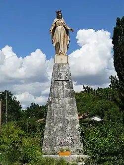 Statue de la Vierge au lieu-dit-Sol.