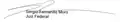 Signature de Sergio Moro
