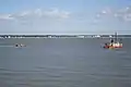 Dragage dans l'estuaire de la Loire