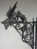 Dijon (département de la Côte-d'Or), Sur cette remarquable console est apposée, gravé sur le fer « Pre (Pierre) Boulanger   Ferronnier » Collection privée