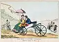 Caricature anglaise, en 1820.