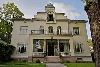 Vue de la mission diplomatique