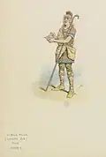 Costume de Pâris pour La Belle Hélène de Jacques Offenbach (1864)